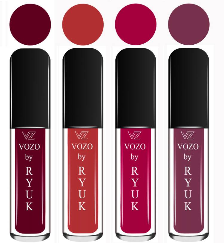 VOZO BY RYUK Liquid Matte Lipstick Soft Smooth Glide on Lips No Paraben VZ292023049 Price in India