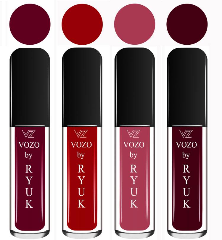 VOZO BY RYUK Liquid Matte Lipstick Soft Smooth Glide on Lips No Paraben VZ292023015 Price in India
