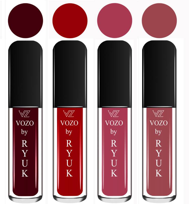 VOZO BY RYUK Liquid Matte Lipstick Soft Smooth Glide on Lips No Paraben VZ292023072 Price in India