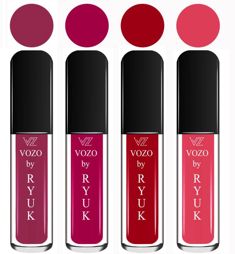 VOZO BY RYUK Liquid Matte Lipstick Soft Smooth Glide on Lips No Paraben VZ210202377 Price in India