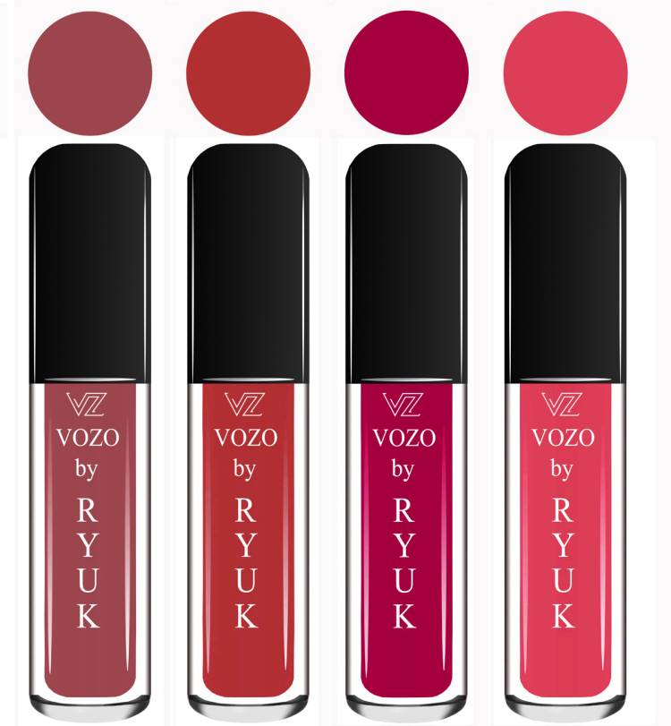 VOZO BY RYUK Liquid Matte Lipstick Soft Smooth Glide on Lips No Paraben VZ2102023081 Price in India