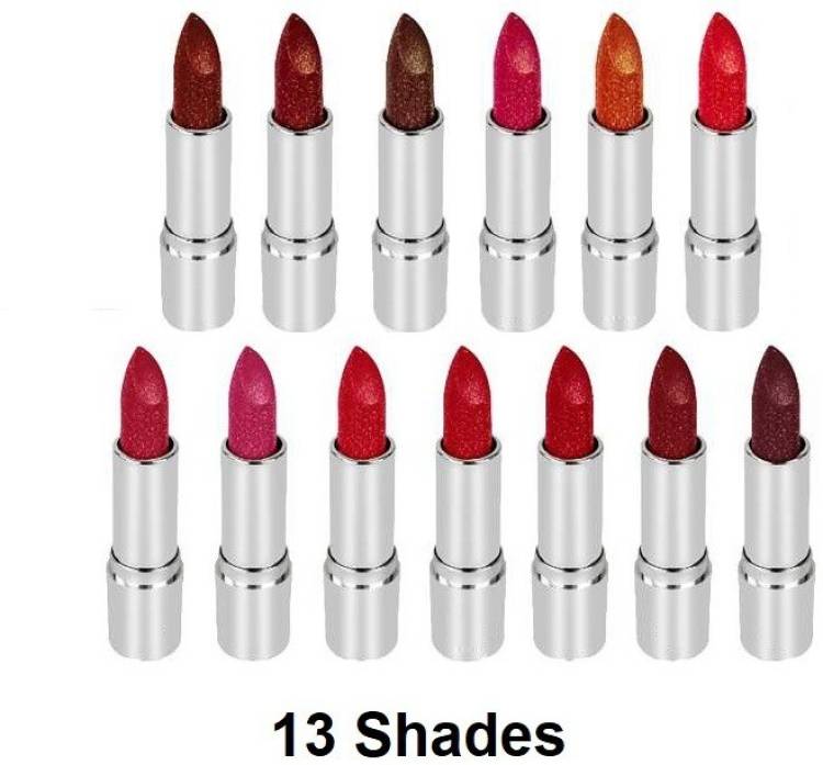 imelda 13 Glitter Lipstick New Color Matte chocolate Lips Lip Stain Price in India