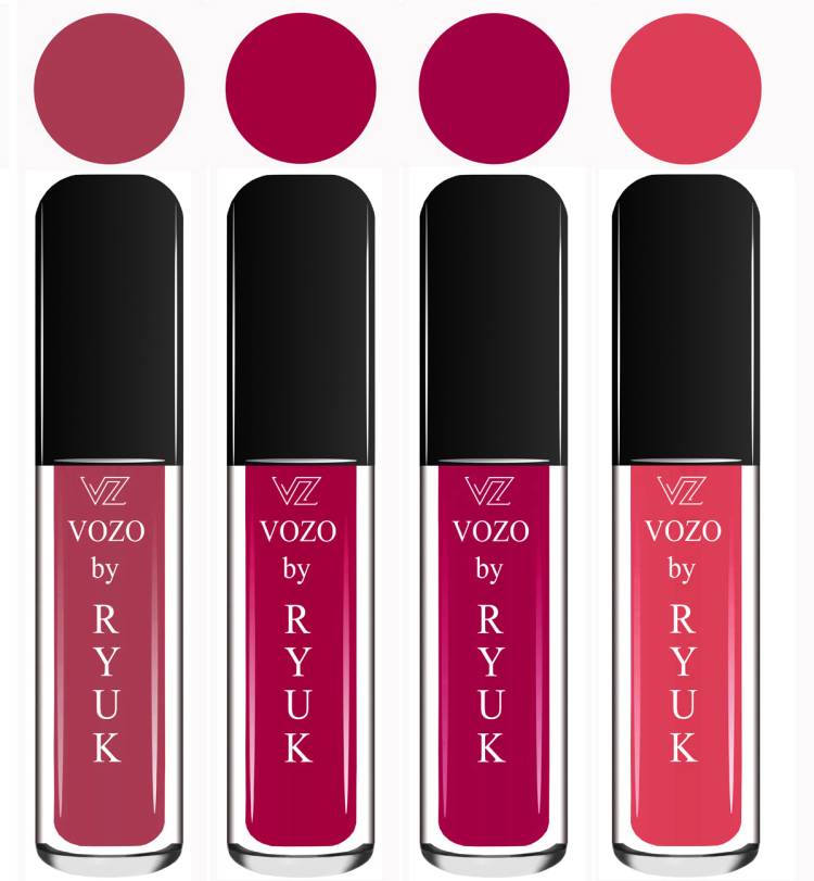 VOZO BY RYUK Liquid Matte Lipstick Soft Smooth Glide on Lips No Paraben VZ2102023057 Price in India