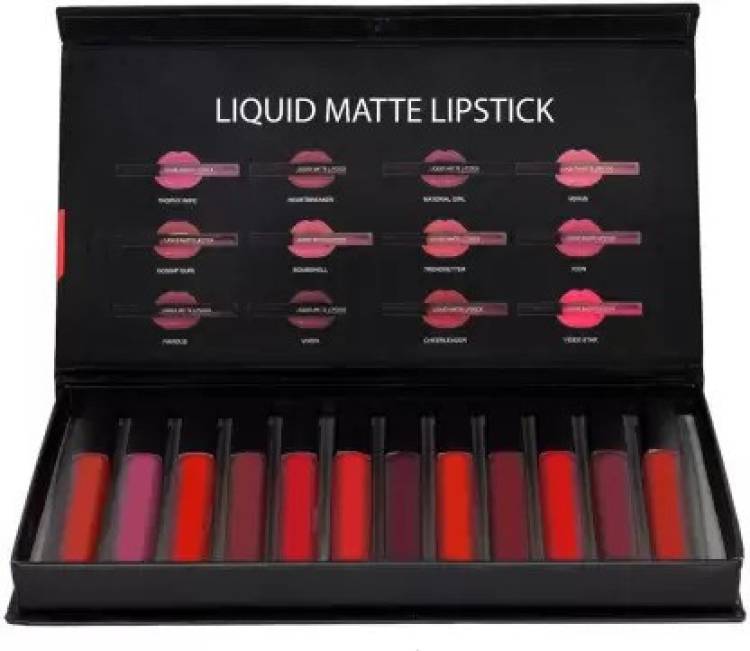Liptick Matte Liquid Lipstick Set (Multicolour 60 ML) Price in India