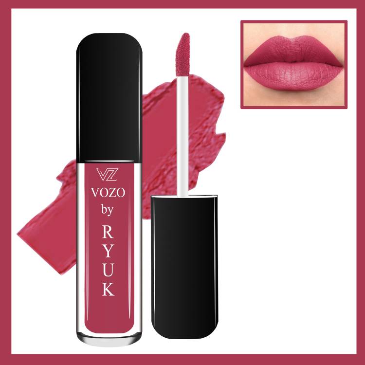 VOZO BY RYUK Liquid Matte Lipstick I Soft Smooth Glide on Lips I Long Wearing-VZ-106 Price in India