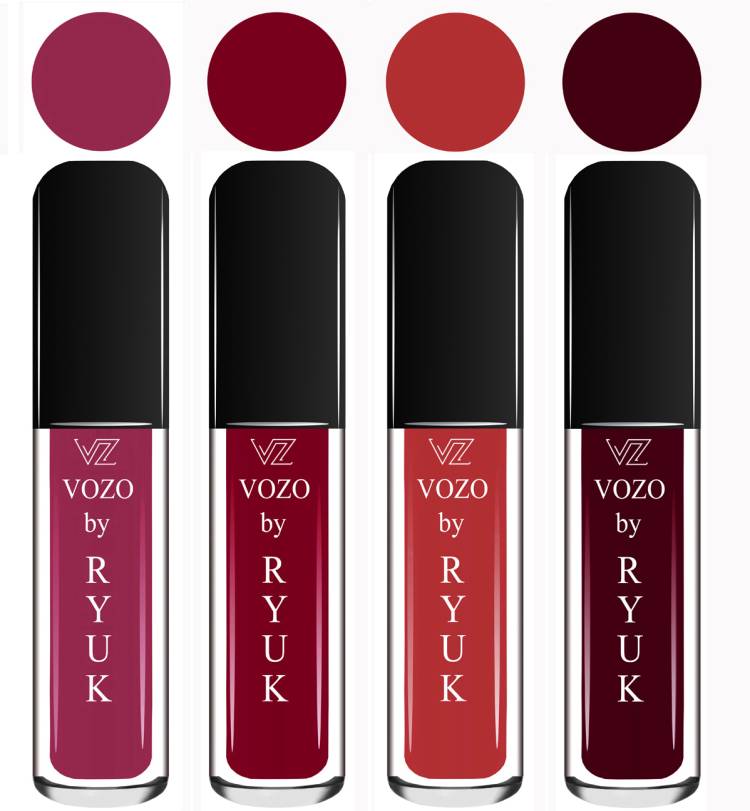 VOZO BY RYUK Liquid Matte Lipstick Soft Smooth Glide on Lips No Paraben VZ210202367 Price in India