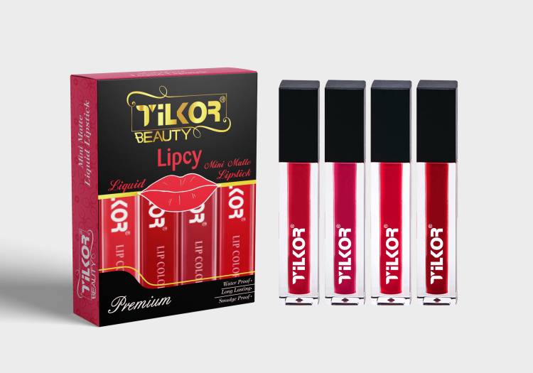 TILKOR Transfer Insta Beauty Waterproof Longlast SensationaL Liquid Matte Mini Lipstick Price in India