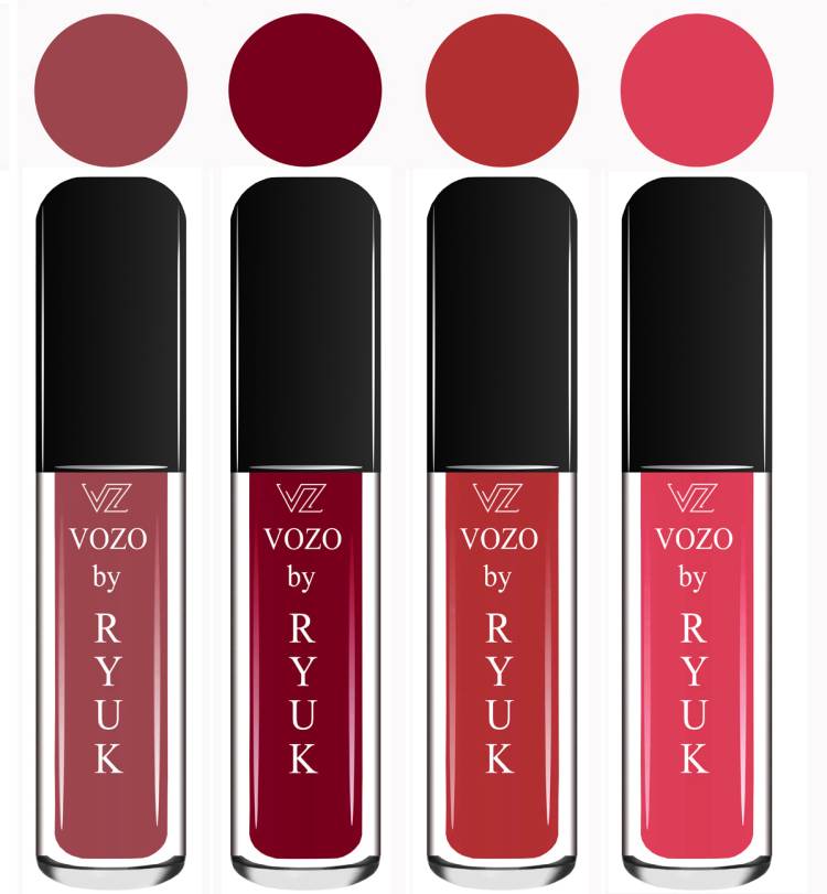 VOZO BY RYUK Liquid Matte Lipstick Soft Smooth Glide on Lips No Paraben VZ2102023076 Price in India