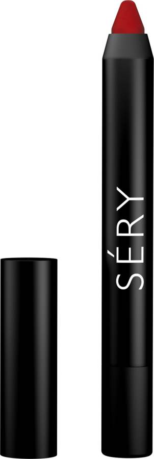 SERY Soft Matte Lip Crayon|Light Weight,Transfer-Proof| All Night Red, 2.4 gms Soft Matte Lip Crayon Price in India
