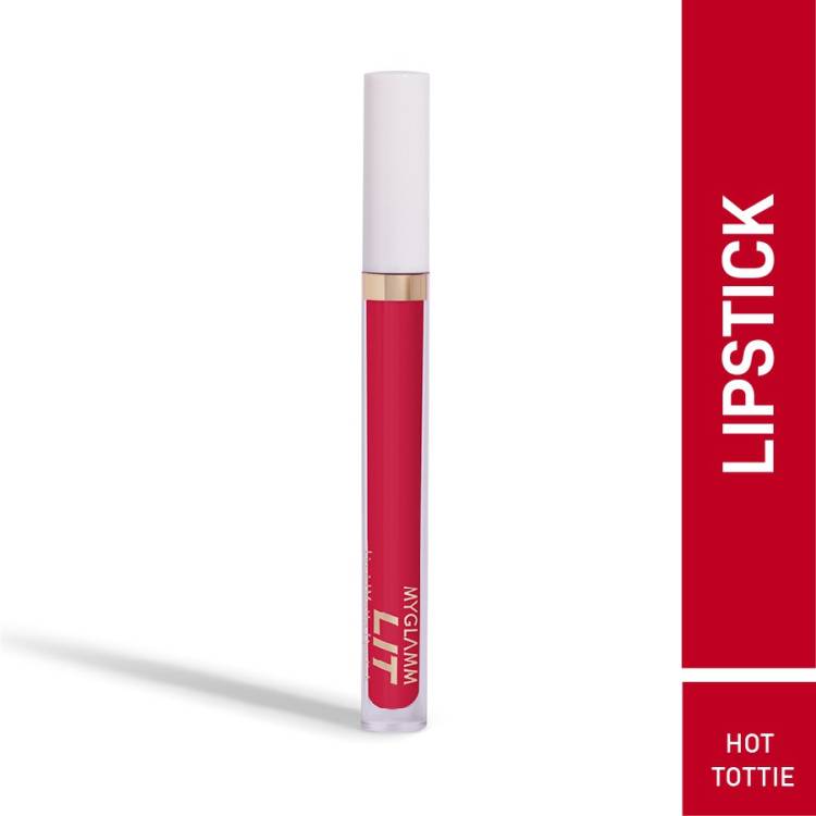 MyGlamm LIT Liquid Matte Lipstick-Hot Tottie-3ml Price in India