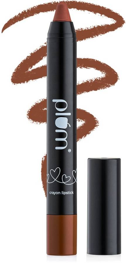 Plum Twist & Go Matte Lipstick | Long Lasting | Brown To Earth - 130 (Earthy Brown) Price in India