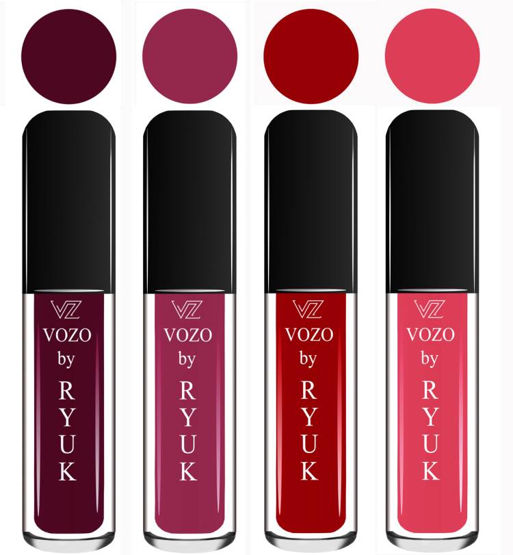 VOZO BY RYUK Liquid Matte Lipstick Soft Smooth Glide on Lips No Paraben VZ29202321 Price in India