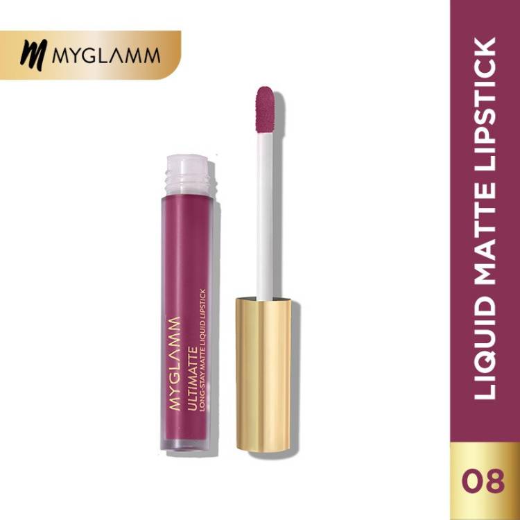 MyGlamm Ultimatte Long Stay Matte Liquid Lipstick-Coral Slayer-2.5ml Price in India