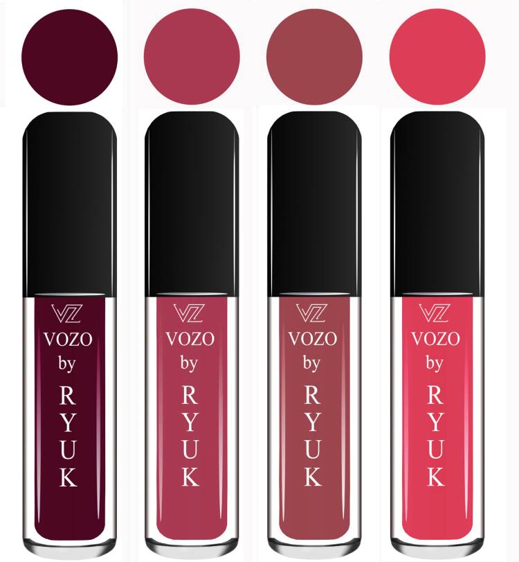 VOZO BY RYUK Liquid Matte Lipstick Soft Smooth Glide on Lips No Paraben VZ29202340 Price in India