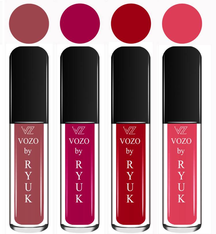 VOZO BY RYUK Liquid Matte Lipstick Soft Smooth Glide on Lips No Paraben VZ2102023088 Price in India