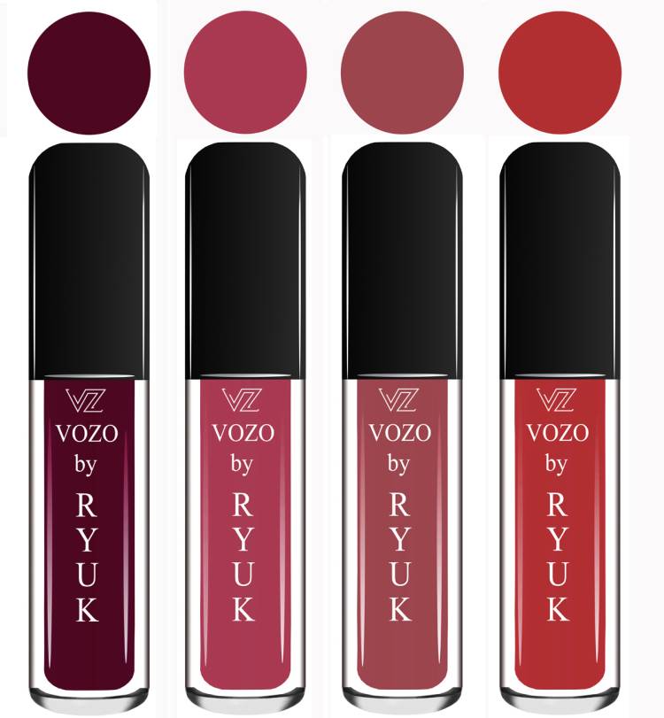 VOZO BY RYUK Liquid Matte Lipstick Soft Smooth Glide on Lips No Paraben VZ29202336 Price in India