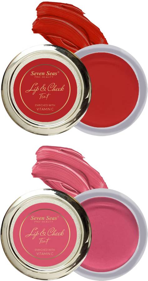 RED4 Lips & Cheeks Tint With Enriched With Vitamin C Soft Natural Glow 2 Pcs Set Price in India