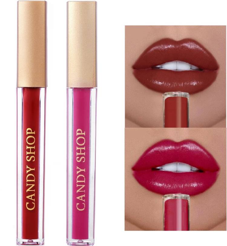 Candy Shop Made To Last-Matte Moisture Lip Collection, Non-Transfer, Pack of 2 Price in India