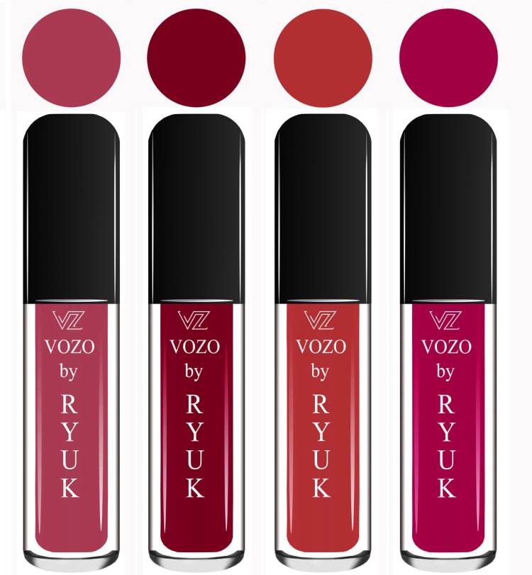 VOZO BY RYUK Liquid Matte Lipstick Soft Smooth Glide on Lips No Paraben VZ2102023046 Price in India