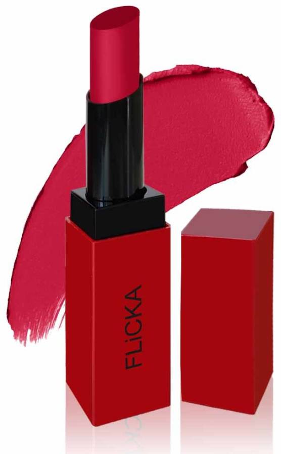 Flicka Lip Alert Lipstick Panic Enriched with SPF ,Shea Butter, Almond Oil & Castor Oil Price in India