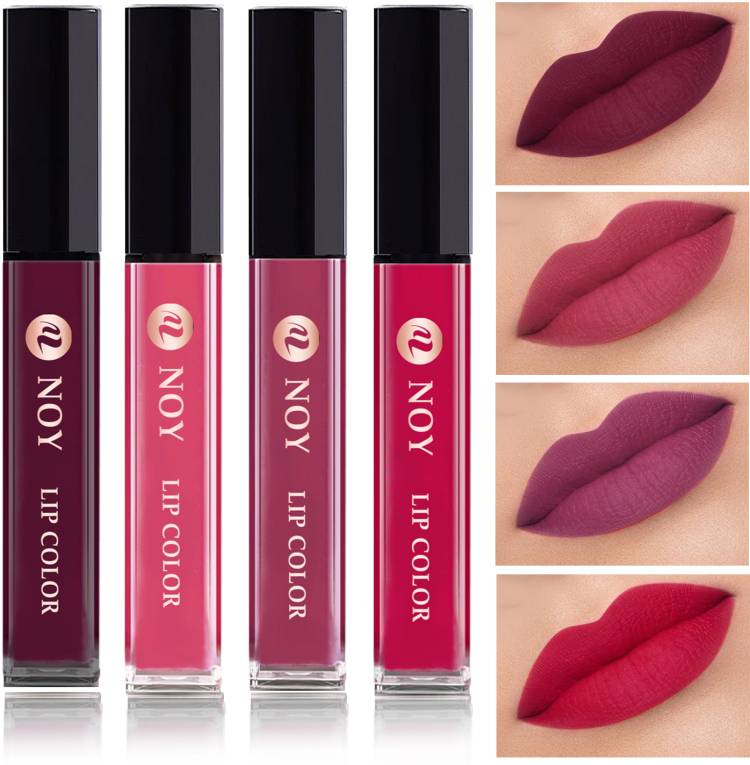 NOY Ultra Matte Liquid Lipstick - Waterproof Colors for All Indian Skin Tones #NL94 Price in India