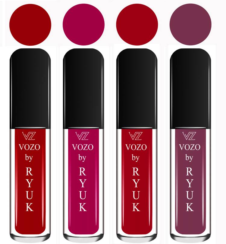 VOZO BY RYUK Liquid Matte Lipstick Soft Smooth Glide on Lips No Paraben VZ2102023025 Price in India