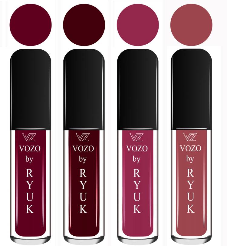 VOZO BY RYUK Liquid Matte Lipstick Soft Smooth Glide on Lips No Paraben VZ29202381 Price in India