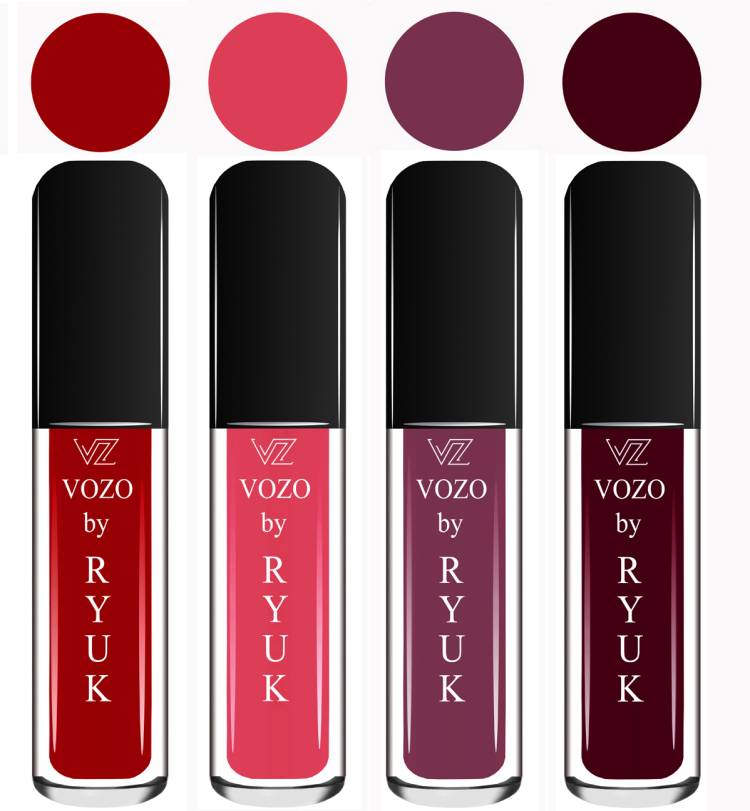 VOZO BY RYUK Liquid Matte Lipstick Soft Smooth Glide on Lips No Paraben VZ2102023029 Price in India
