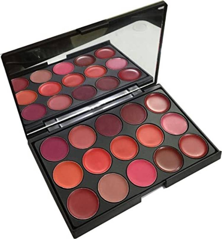 MAMODI Matte Finish 15 Colour Lipstick Palette For Women and Girls (Multicolour) Price in India