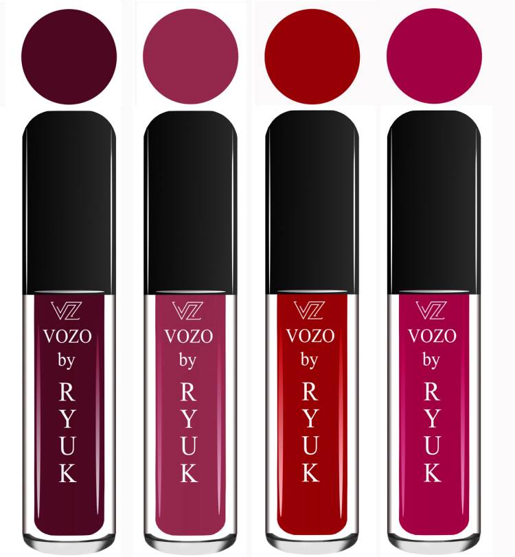 VOZO BY RYUK Liquid Matte Lipstick Soft Smooth Glide on Lips No Paraben VZ29202319 Price in India