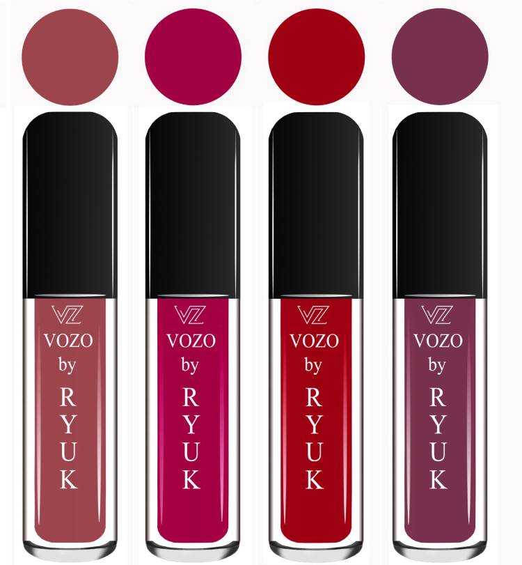 VOZO BY RYUK Liquid Matte Lipstick Soft Smooth Glide on Lips No Paraben VZ2102023089 Price in India