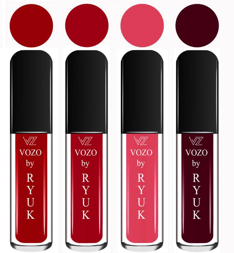 VOZO BY RYUK Liquid Matte Lipstick Soft Smooth Glide on Lips No Paraben VZ2102023028 Price in India