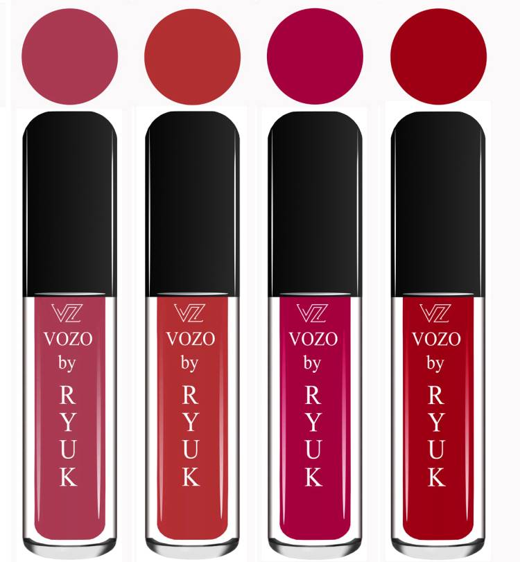 VOZO BY RYUK Liquid Matte Lipstick Soft Smooth Glide on Lips No Paraben VZ2102023052 Price in India