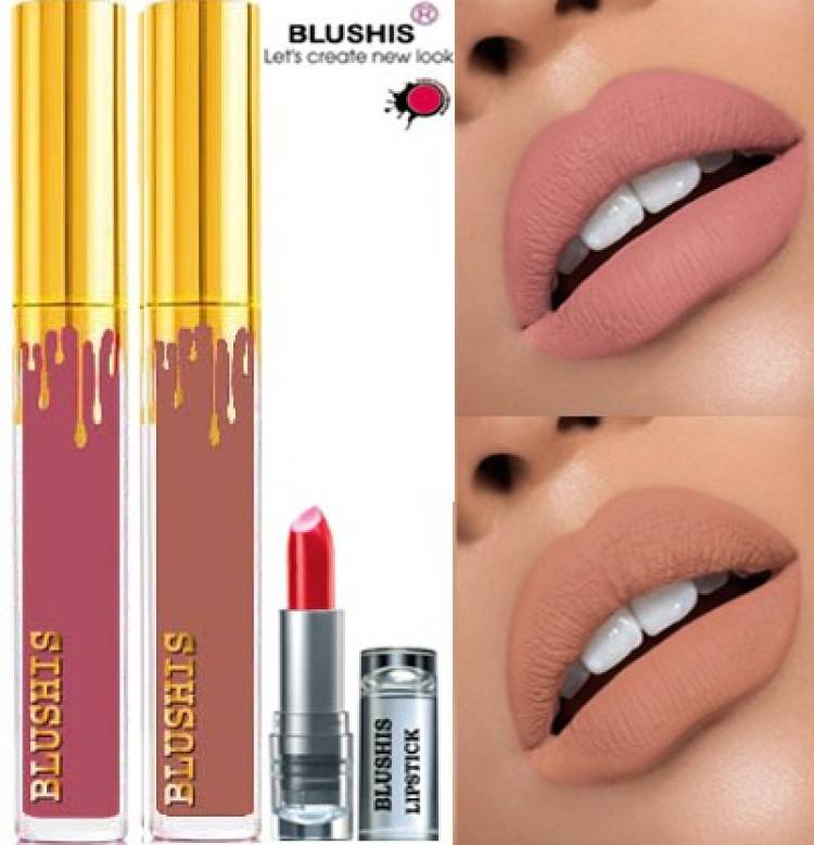BLUSHIS The Nude Edition Liquid Lipstick Combo Pack Price in India