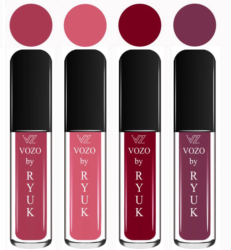 VOZO BY RYUK Liquid Matte Lipstick Soft Smooth Glide on Lips No Paraben VZ2102023043 Price in India