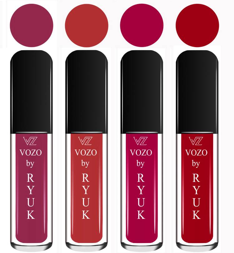 VOZO BY RYUK Liquid Matte Lipstick Soft Smooth Glide on Lips No Paraben VZ210202369 Price in India