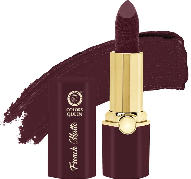 COLORS QUEEN French Lipstick Matte Waterproof Non Transfer, Long Lasting Lipstick for Women Price in India