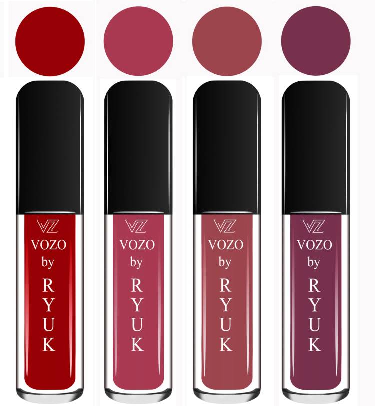 VOZO BY RYUK Liquid Matte Lipstick Soft Smooth Glide on Lips No Paraben VZ210202390 Price in India