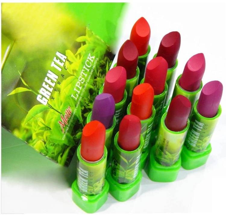 rezmay Insta Beauty Green Tea Enrich Soft Matte Premium Lipstick Pack of 24 Price in India