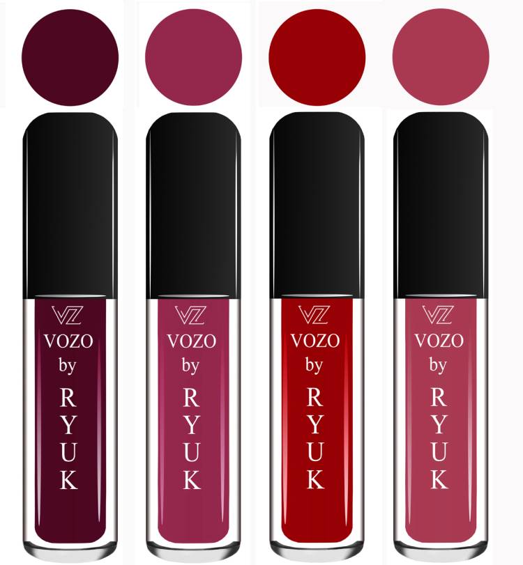 VOZO BY RYUK Liquid Matte Lipstick Soft Smooth Glide on Lips No Paraben VZ29202313 Price in India