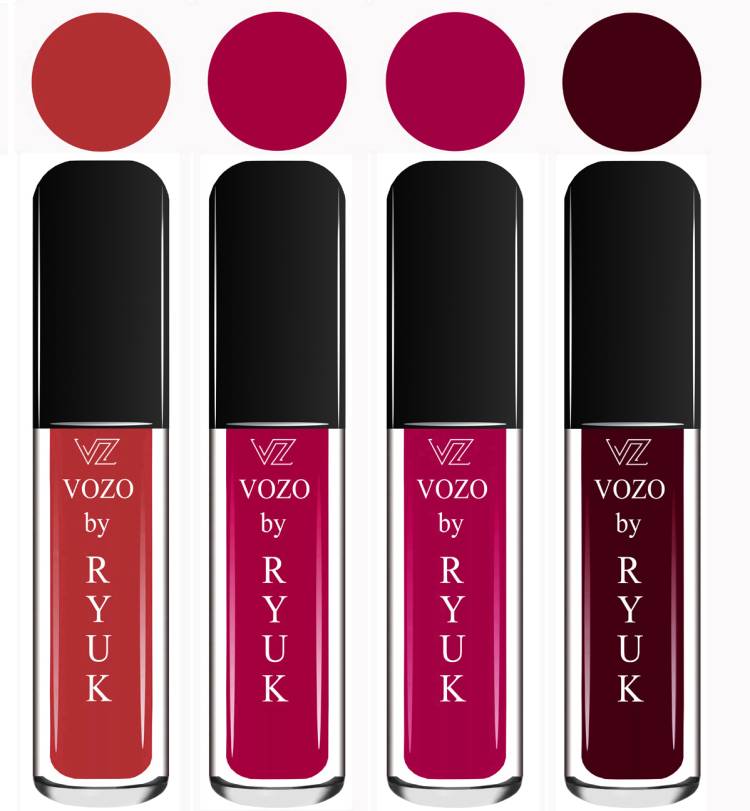 VOZO BY RYUK Liquid Matte Lipstick Soft Smooth Glide on Lips No Paraben VZ211202334 Price in India