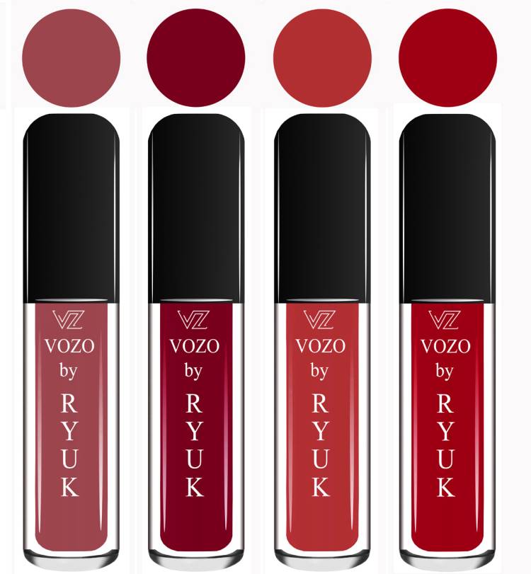 VOZO BY RYUK Liquid Matte Lipstick Soft Smooth Glide on Lips No Paraben VZ2102023075 Price in India