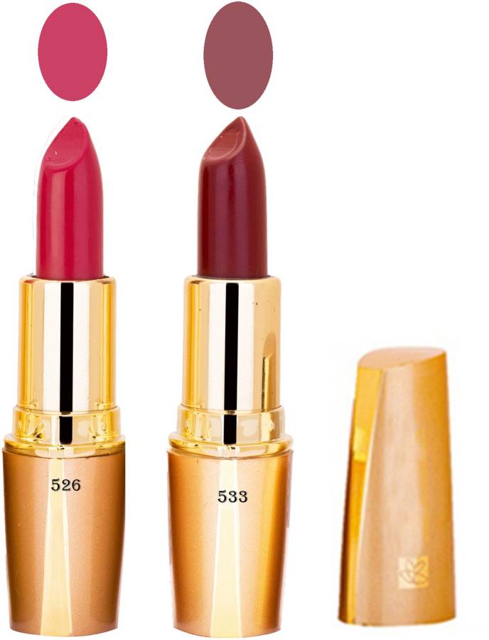 G4U Lipstick Set Multi-Finish 2 Piece, Cream & Matte Lipcolors 16DEC22A14 Price in India