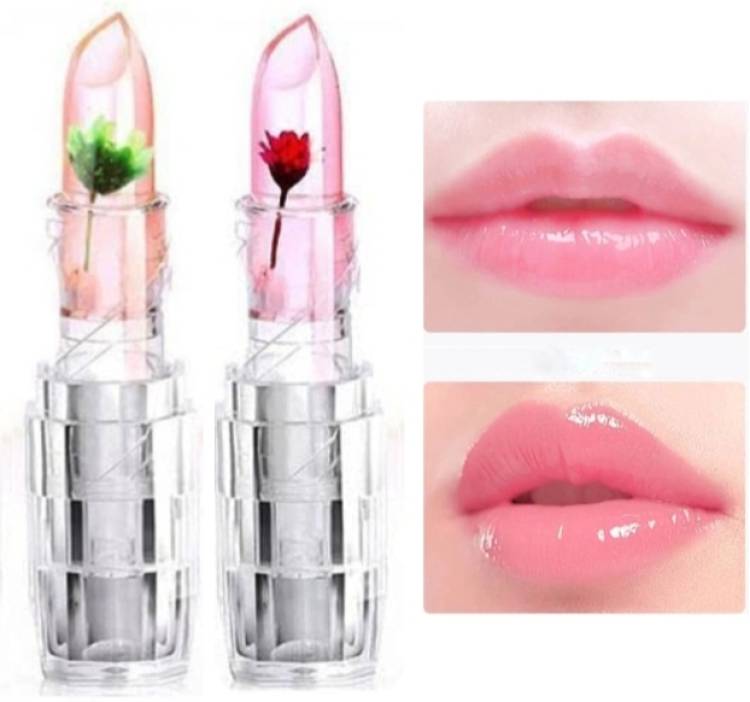 Ashyra Magic Jelly Flower Lipstick Temperature Changing Lipstick Pack of 2 Price in India