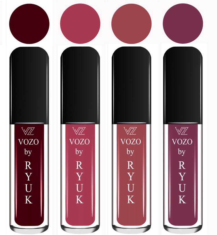 VOZO BY RYUK Liquid Matte Lipstick Soft Smooth Glide on Lips No Paraben VZ292023089 Price in India