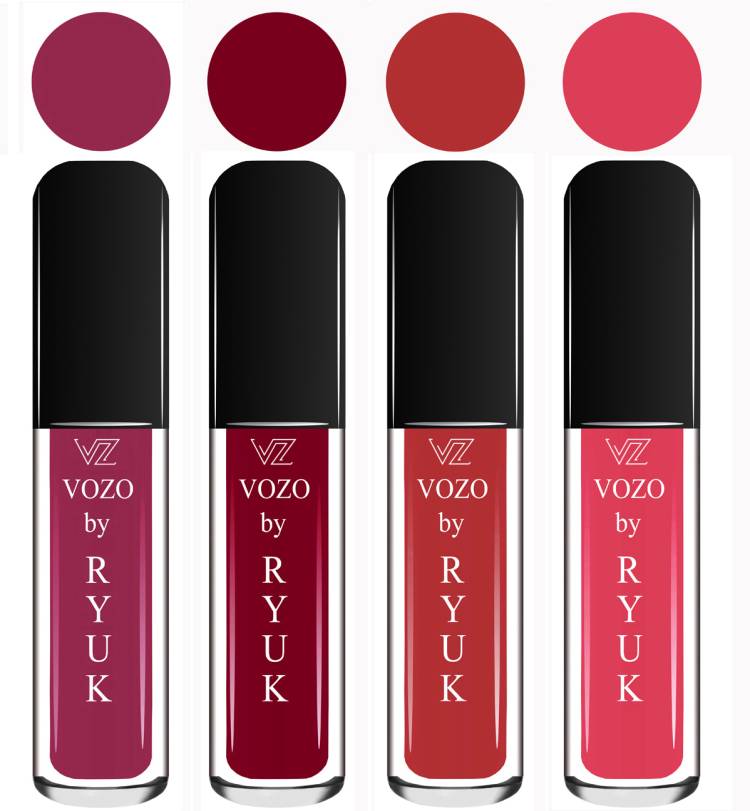 VOZO BY RYUK Liquid Matte Lipstick Soft Smooth Glide on Lips No Paraben VZ210202365 Price in India