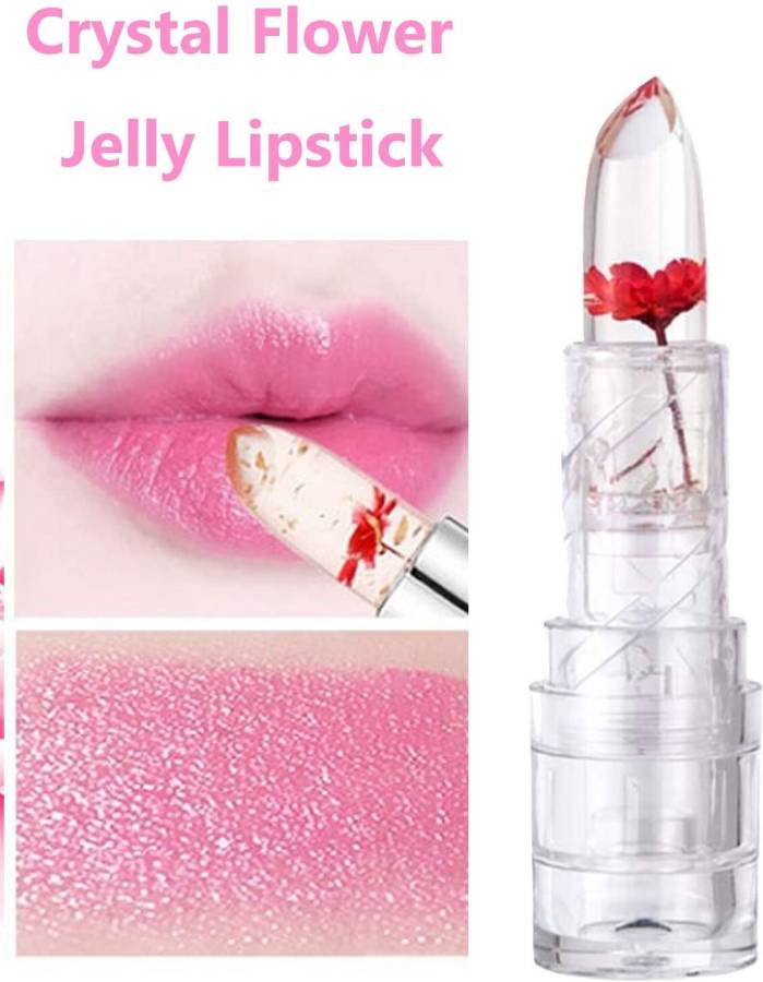 LILLYAMOR Waterproof Flower Lipstick Jelly Flower Transparent Color Changing Lipstick Price in India