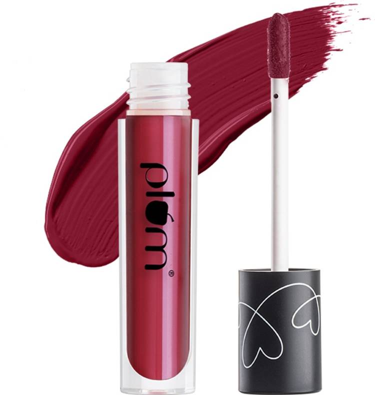 Plum Matte In Heaven Liquid Lipstick|Non-Drying | Smudge-Proof (Deep Berry) Price in India