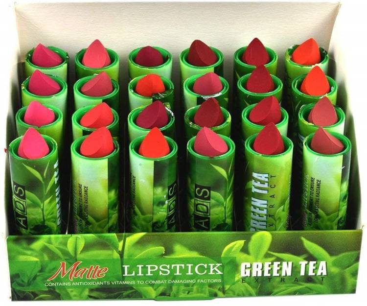 Essensity Insta Beauty Green Tea Enrich Velvet Touch Matte Premium Lipstick Pack of 24 Price in India