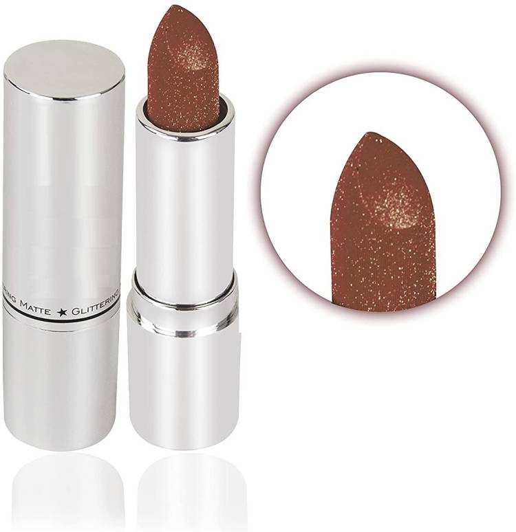 Yuency Diamond Shine BROWN Glitter Moisturizing Lipstick Price in India